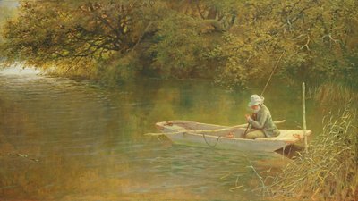 Contentment, A Corner of a Norfolk Broad by George Parsons Norman